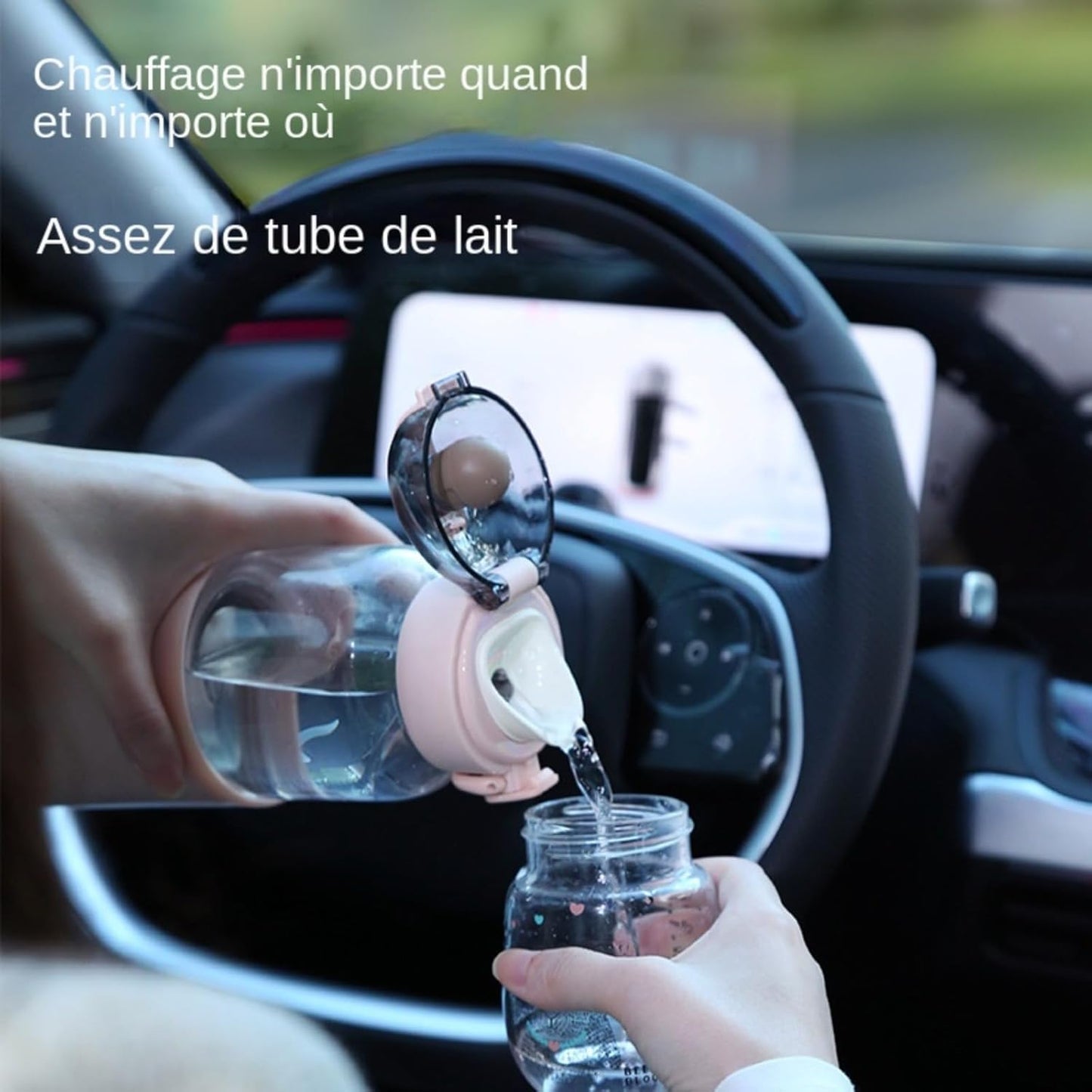 Chauffe biberon nomade