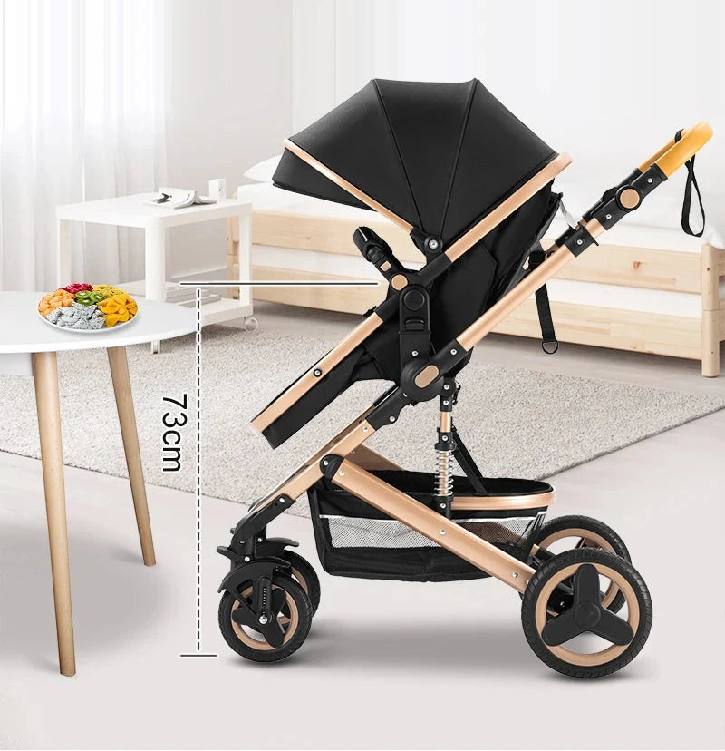 Poussette 3 en 1 pliable