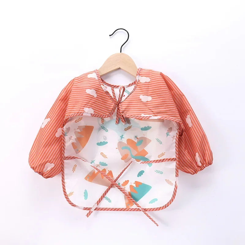 Bavoir imperméable manches longues