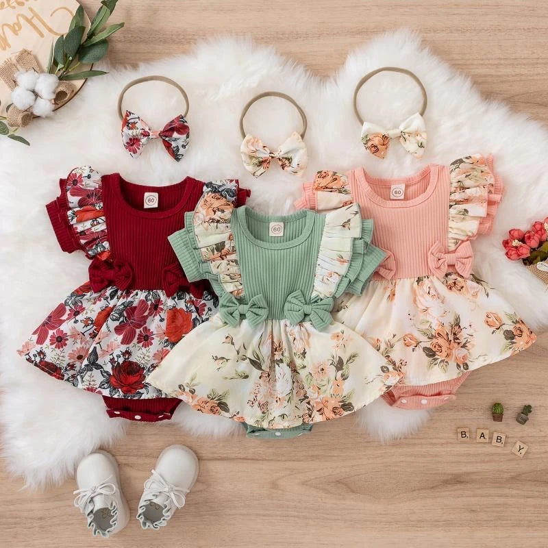 Robe en coton doux pour fille
