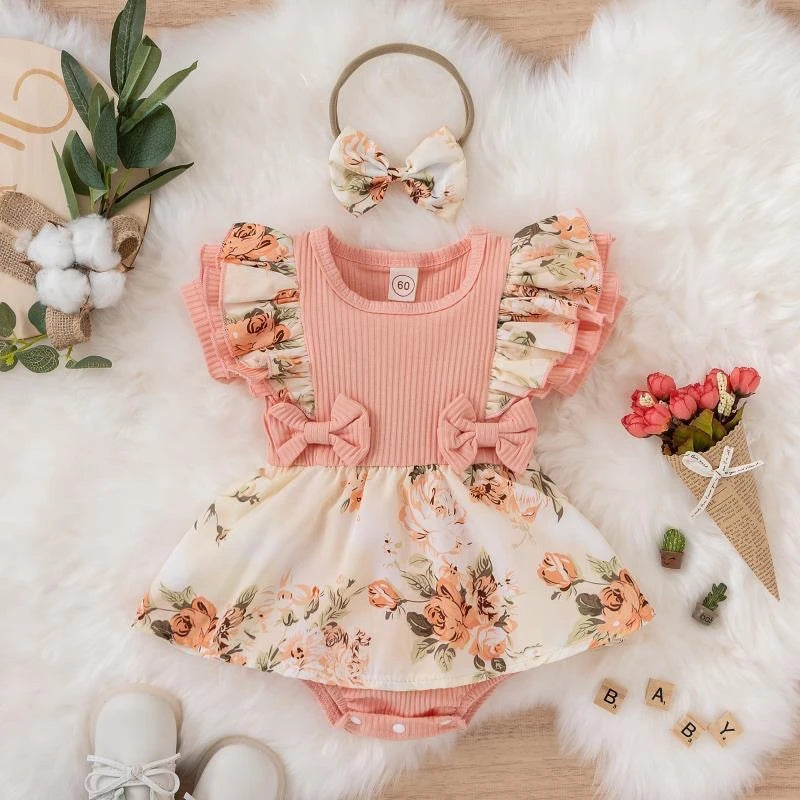 Robe en coton doux pour fille