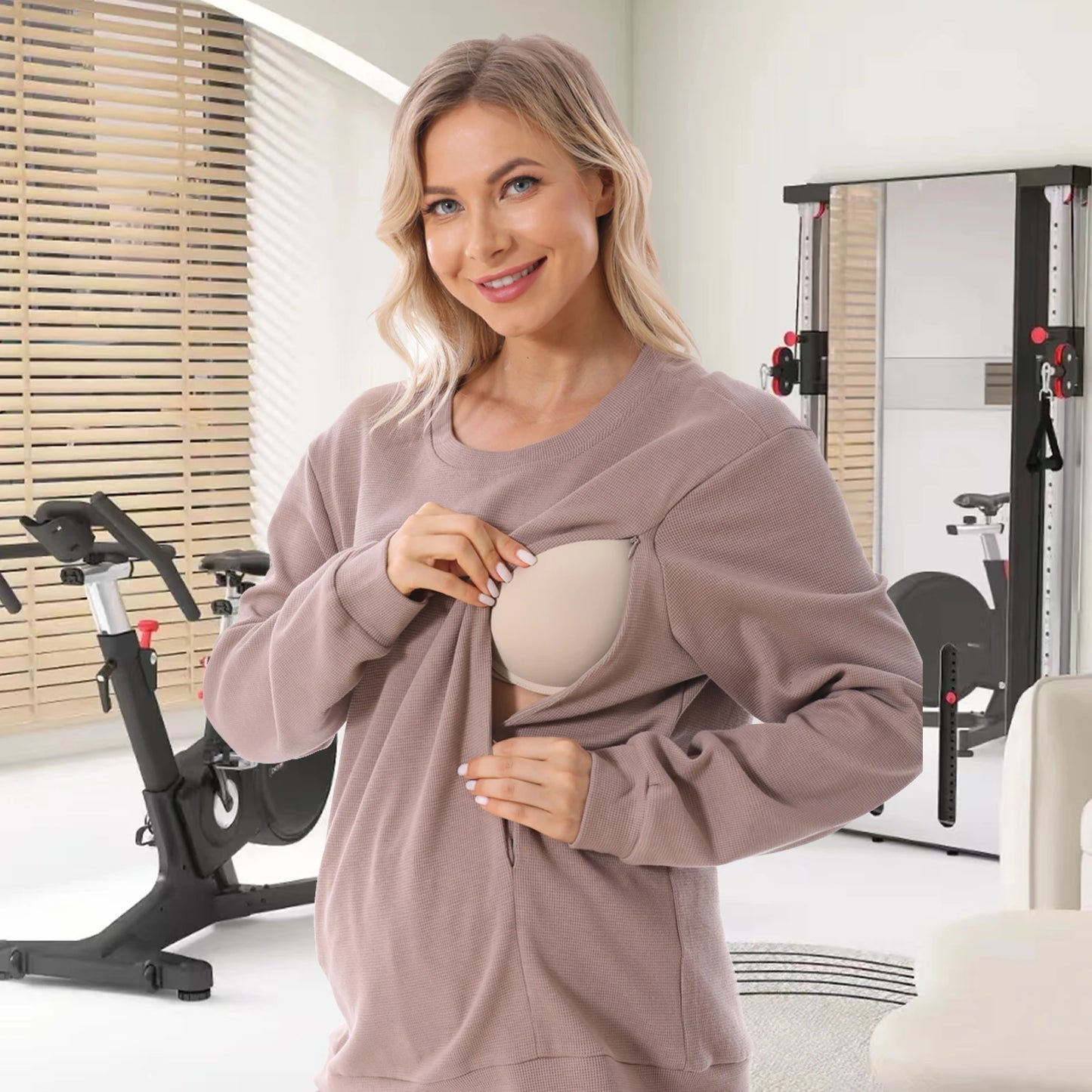 Chandail de grossesse en coton