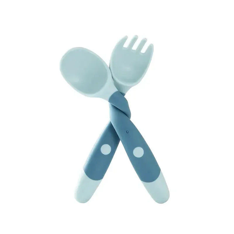 Cuillère et fourchette souple