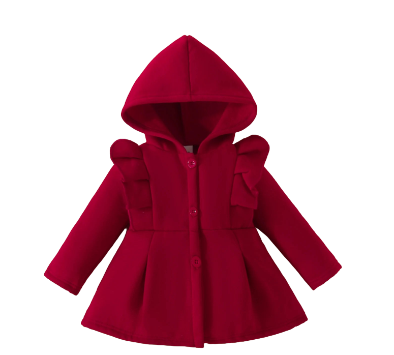 Manteau à capuche fille