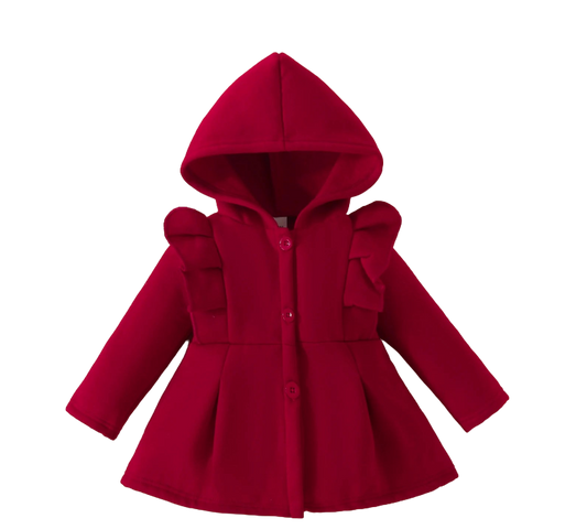 Manteau à capuche fille