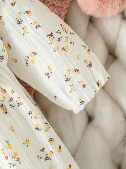 Combinaison pour filles en coton doux