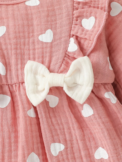 Combinaison pour filles en coton doux