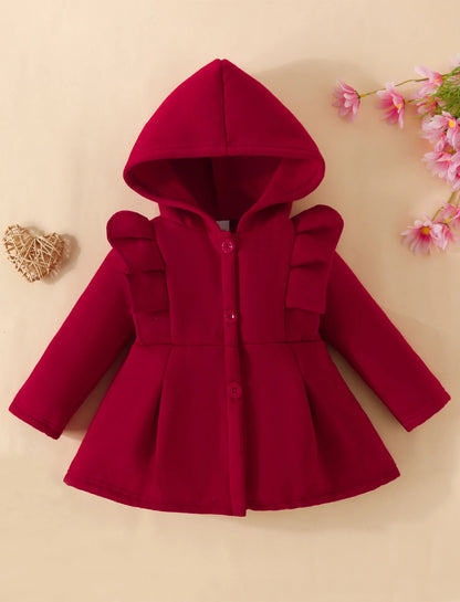 Manteau à capuche fille