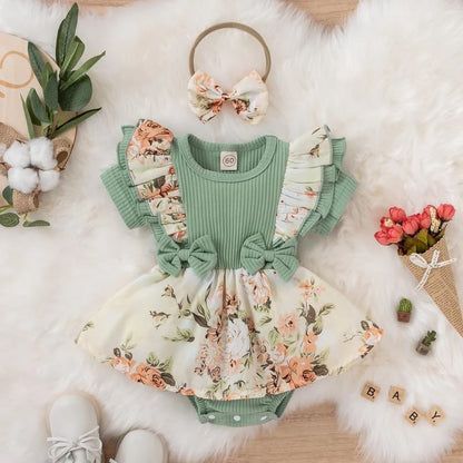 Robe en coton doux pour fille