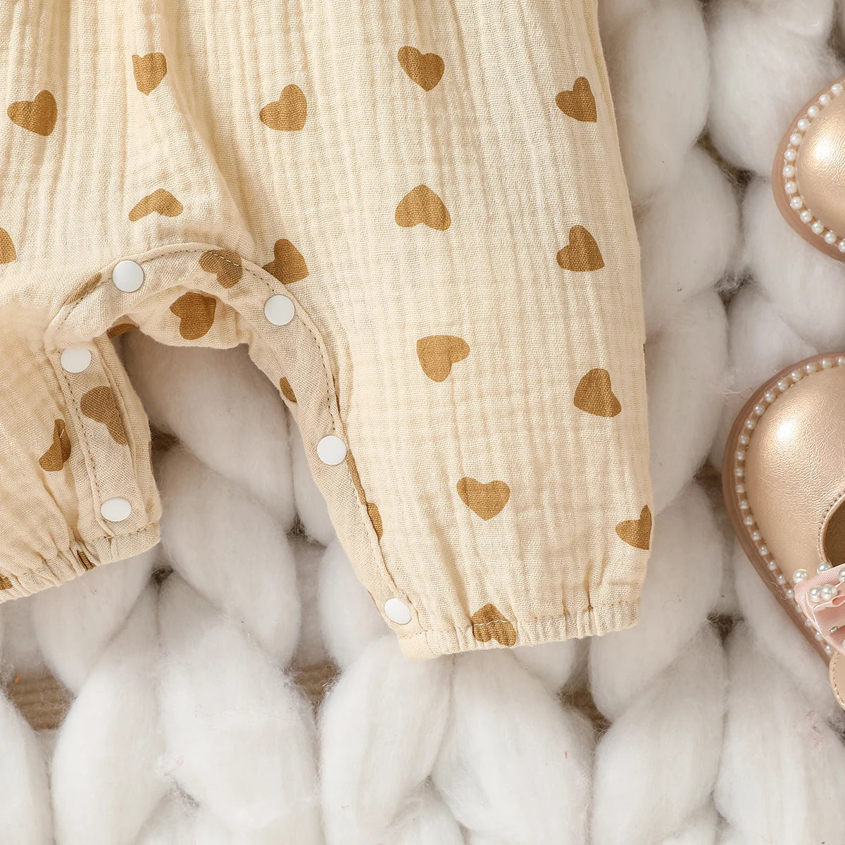 Combinaison pour filles en coton doux